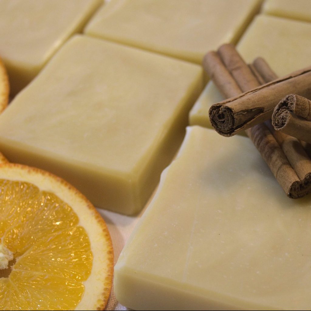 Cinnamon&Mandarin handmade soap bars